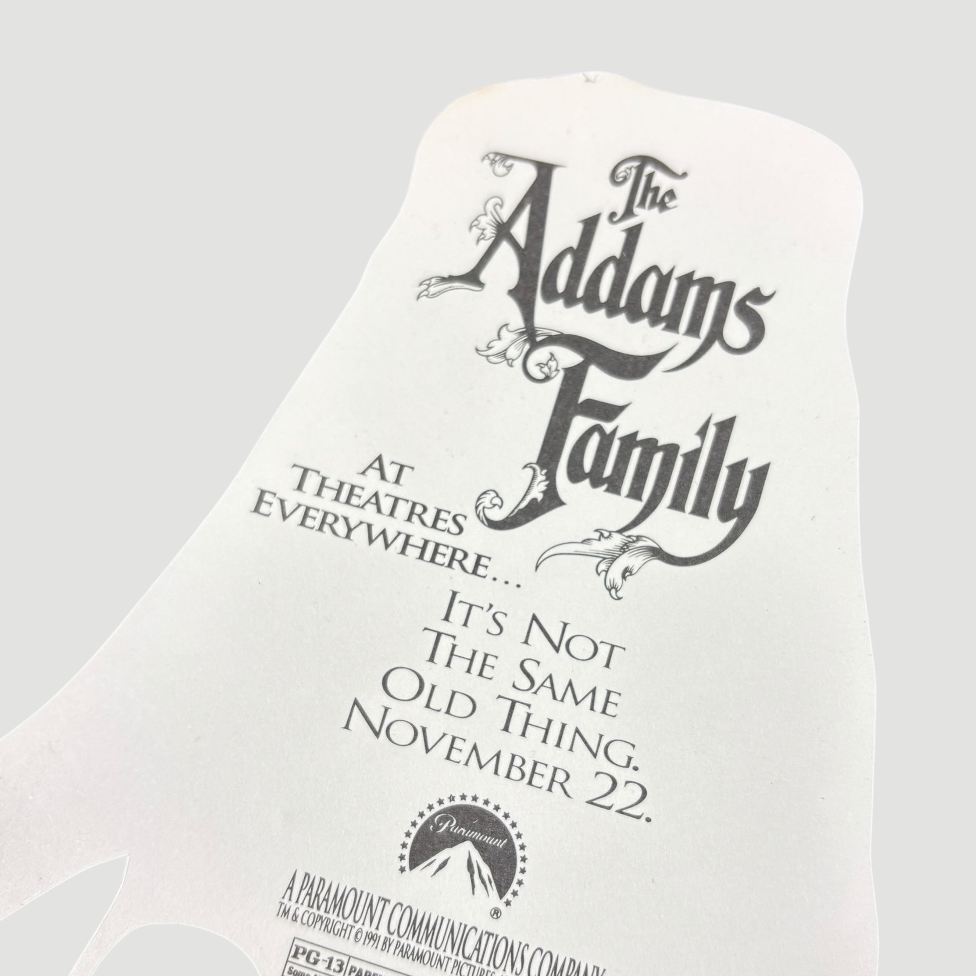1991 The Addams Family Thing Hand Promo