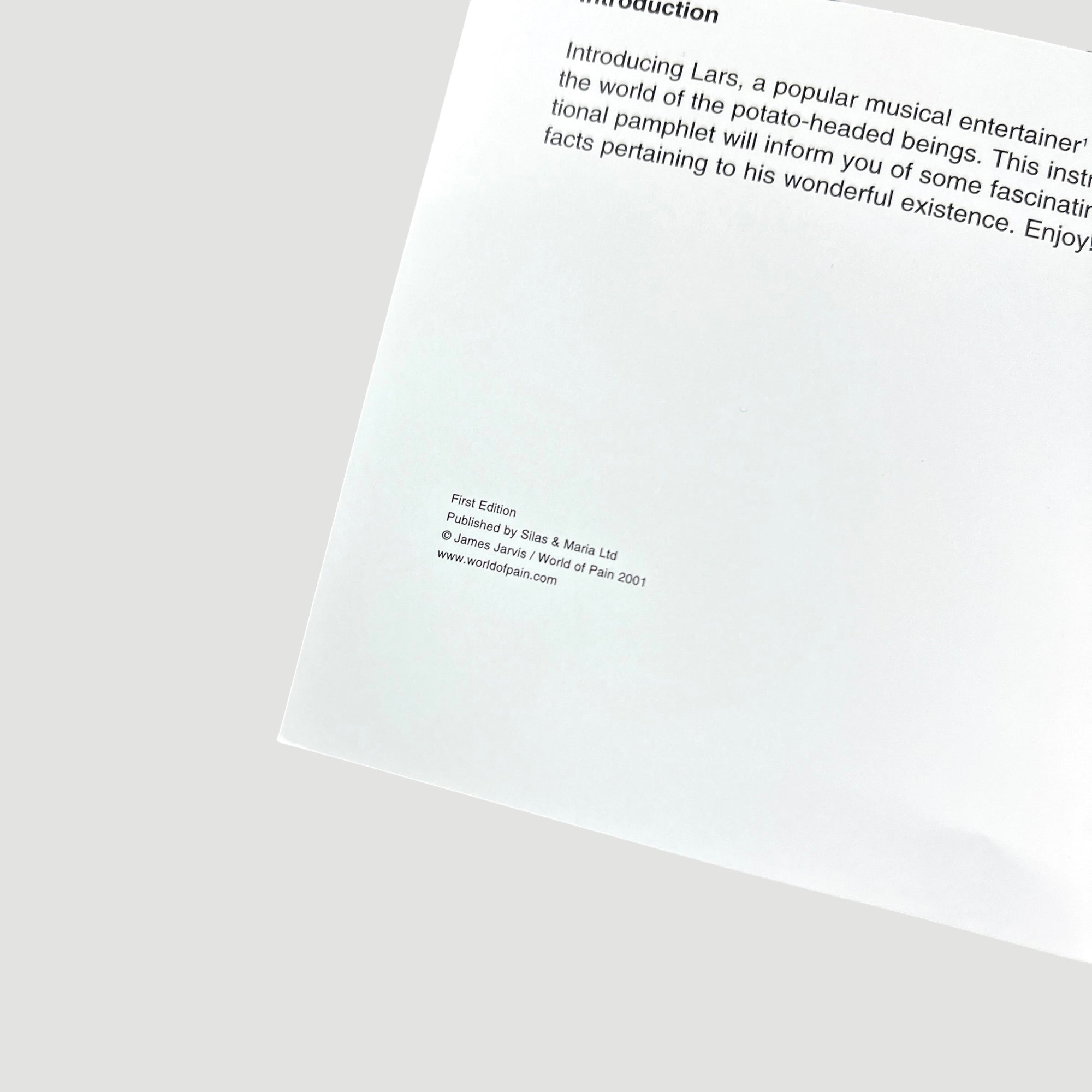 2001 Lars! World of Pain Comic