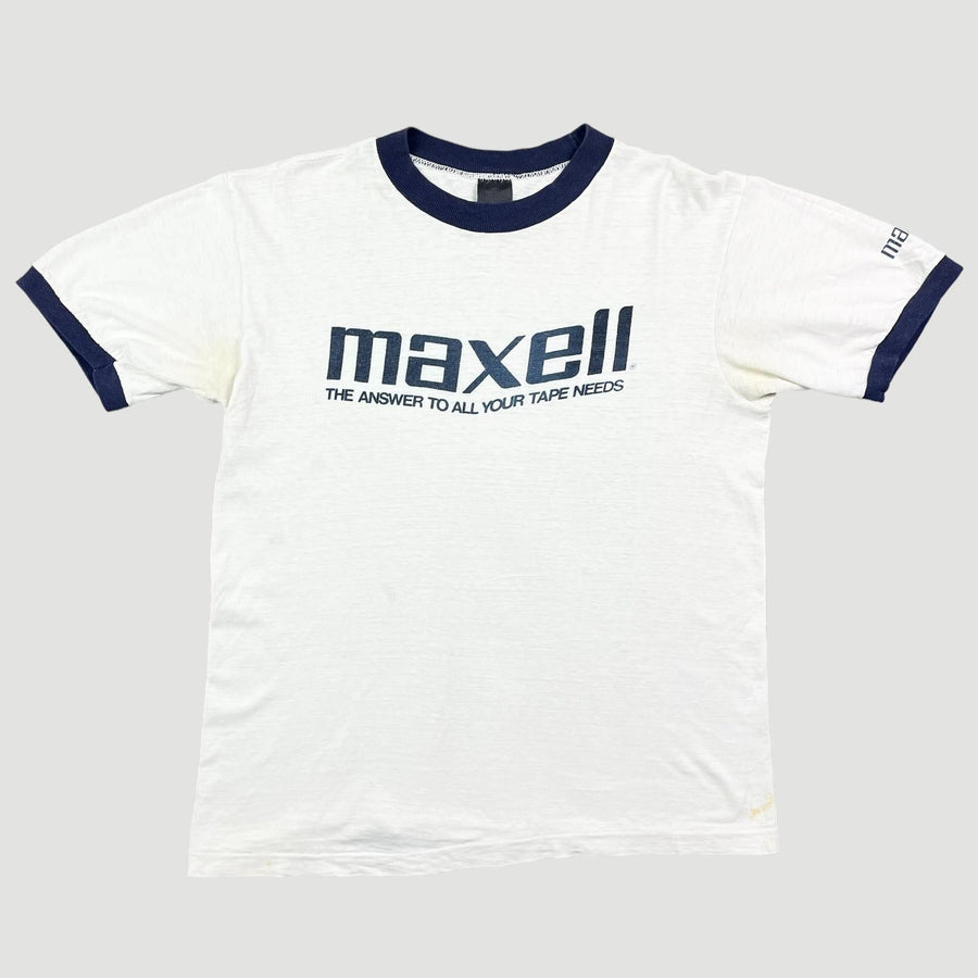 80's Maxell The Answer Ringer T-Shirt