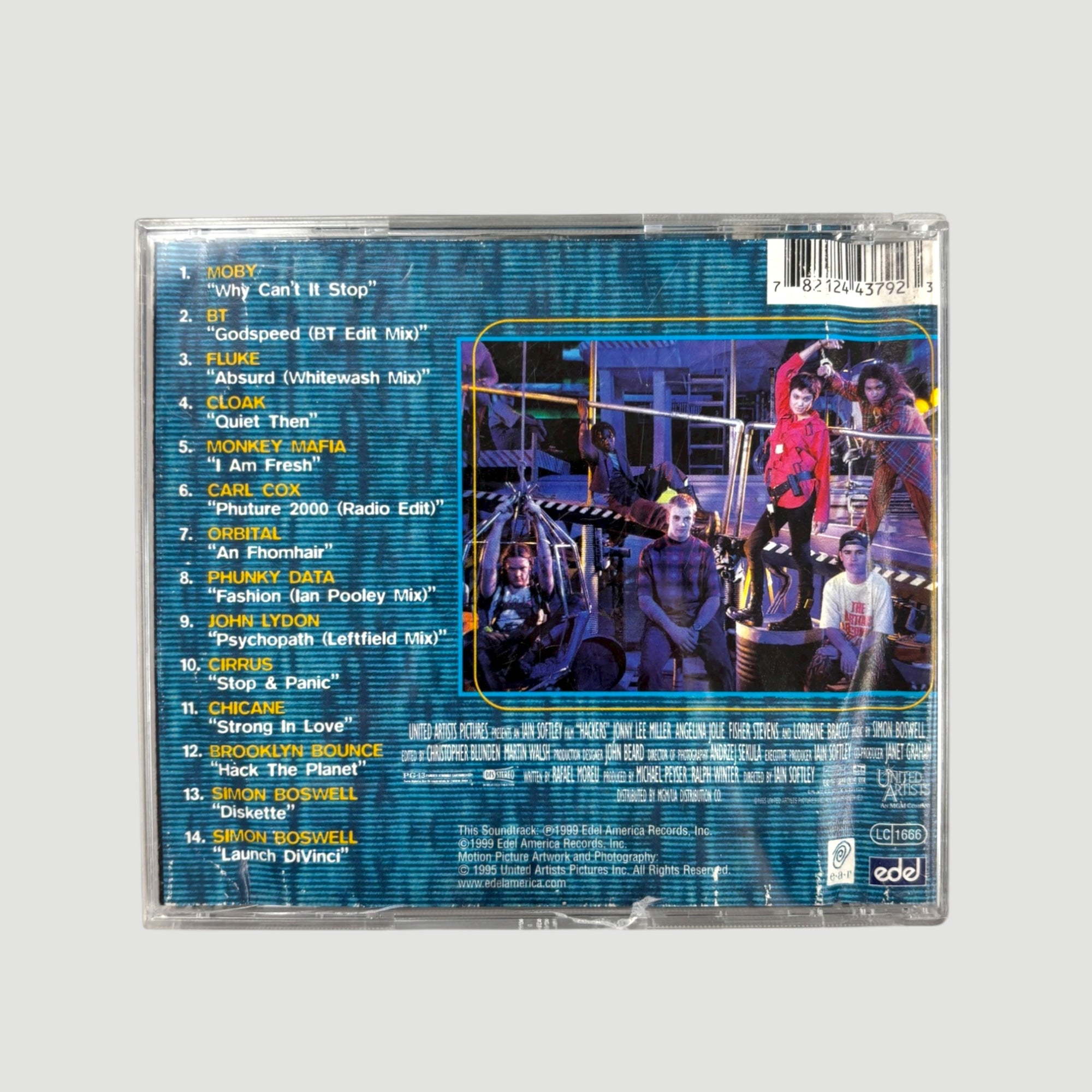 1999 Hackers 3 US OST CD