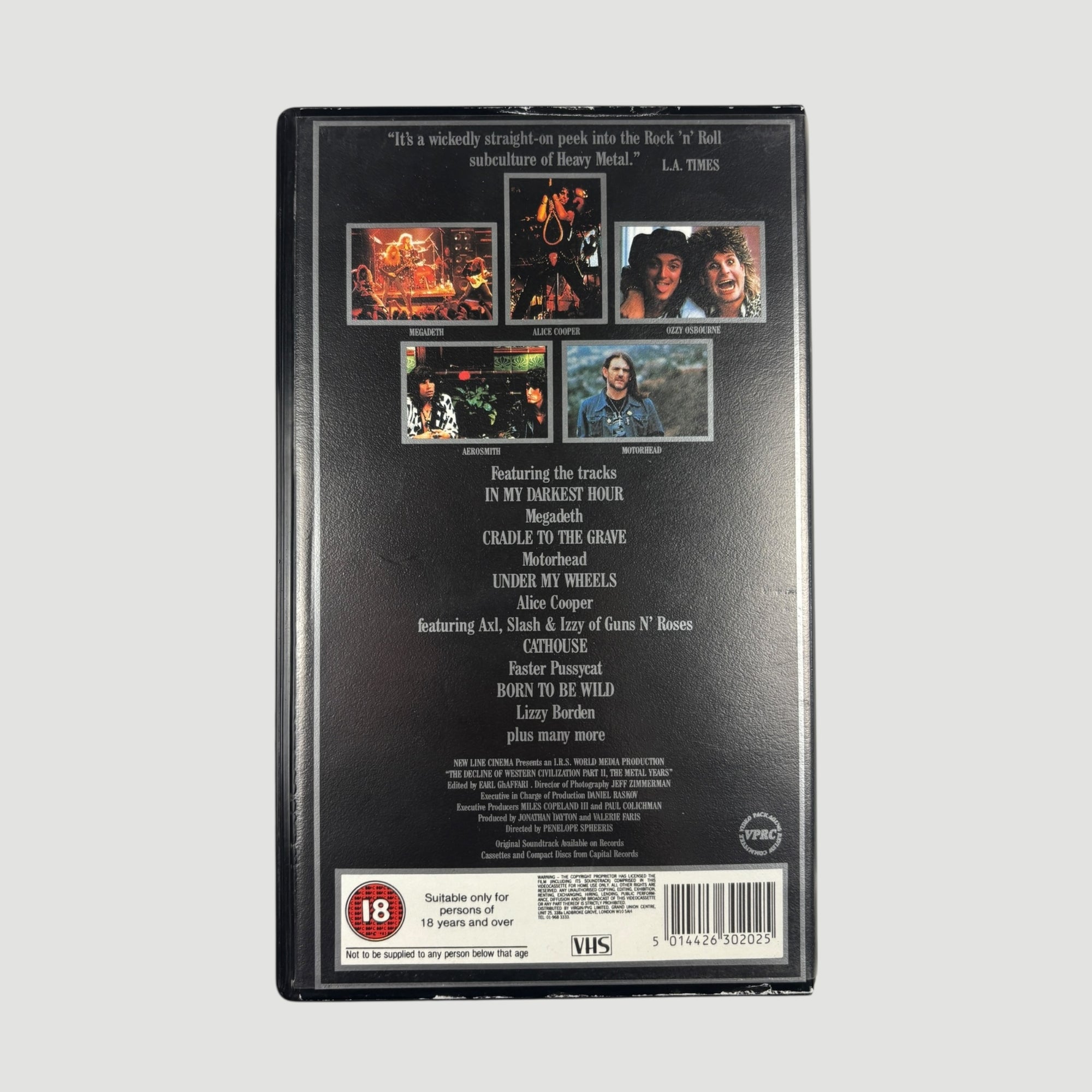 1988 The Decline of Western Civilisation II UK VHS