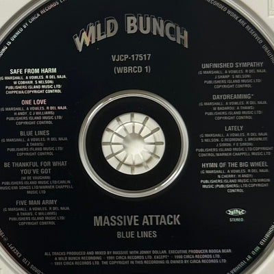 90's Massive Attack Blue Lines Japanese CD