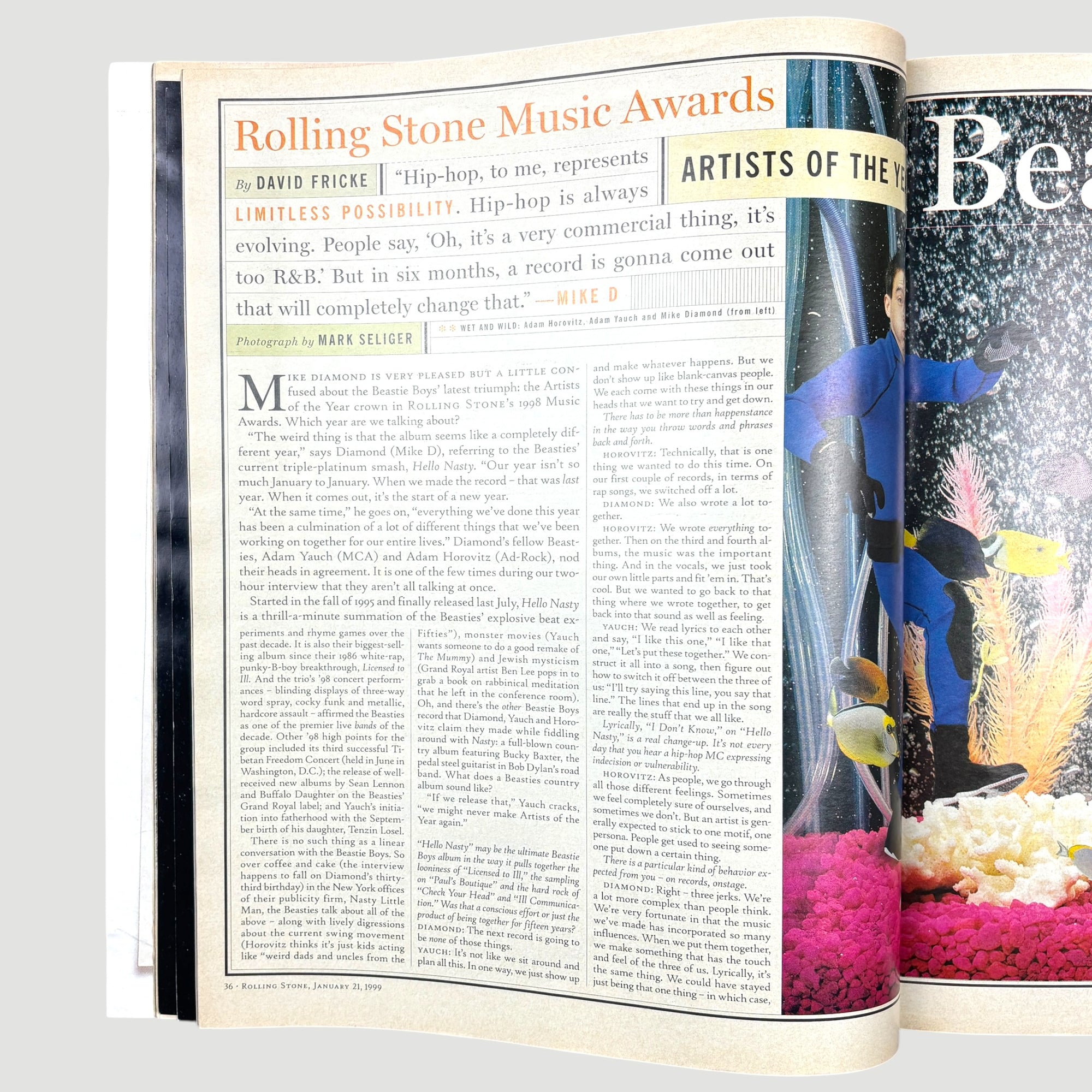 1999 Rolling Stone Beastie Boys Cover Issue