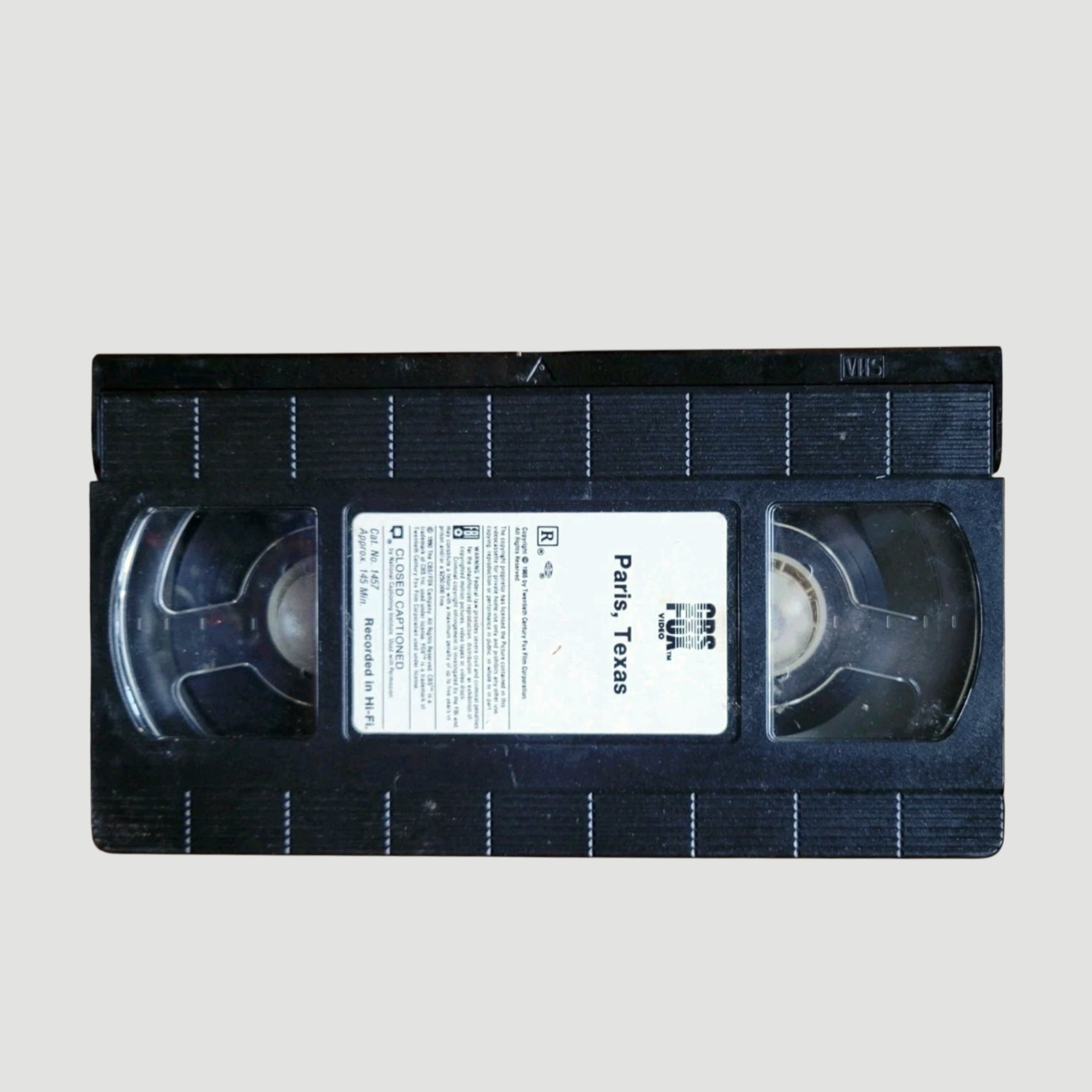 80's Paris, Texas US VHS