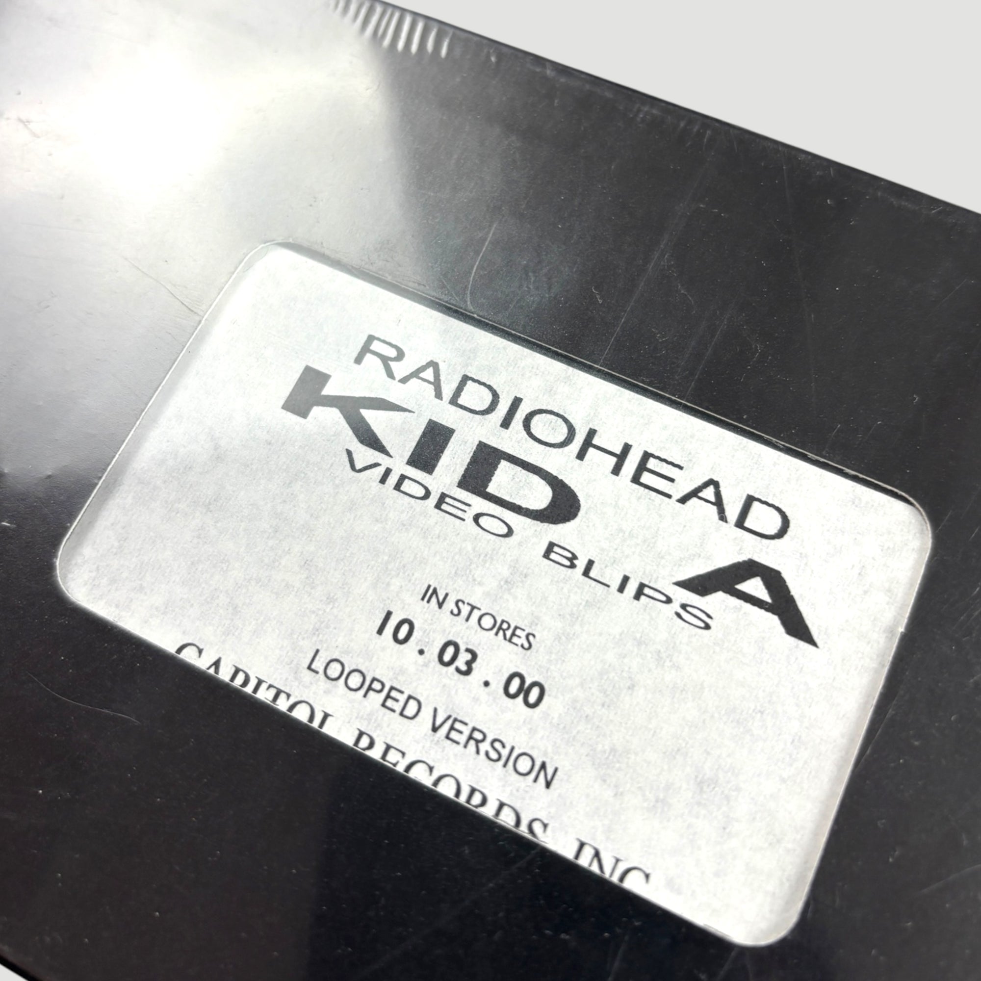 2000 Radiohead KID A Blips US VHS