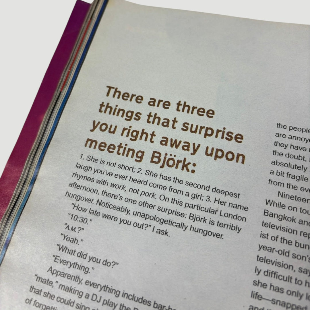 1997 Spin Magazine Bjork Cover Issue