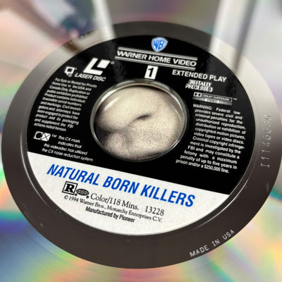 1995 Natural Born Killers UK Laserdisc