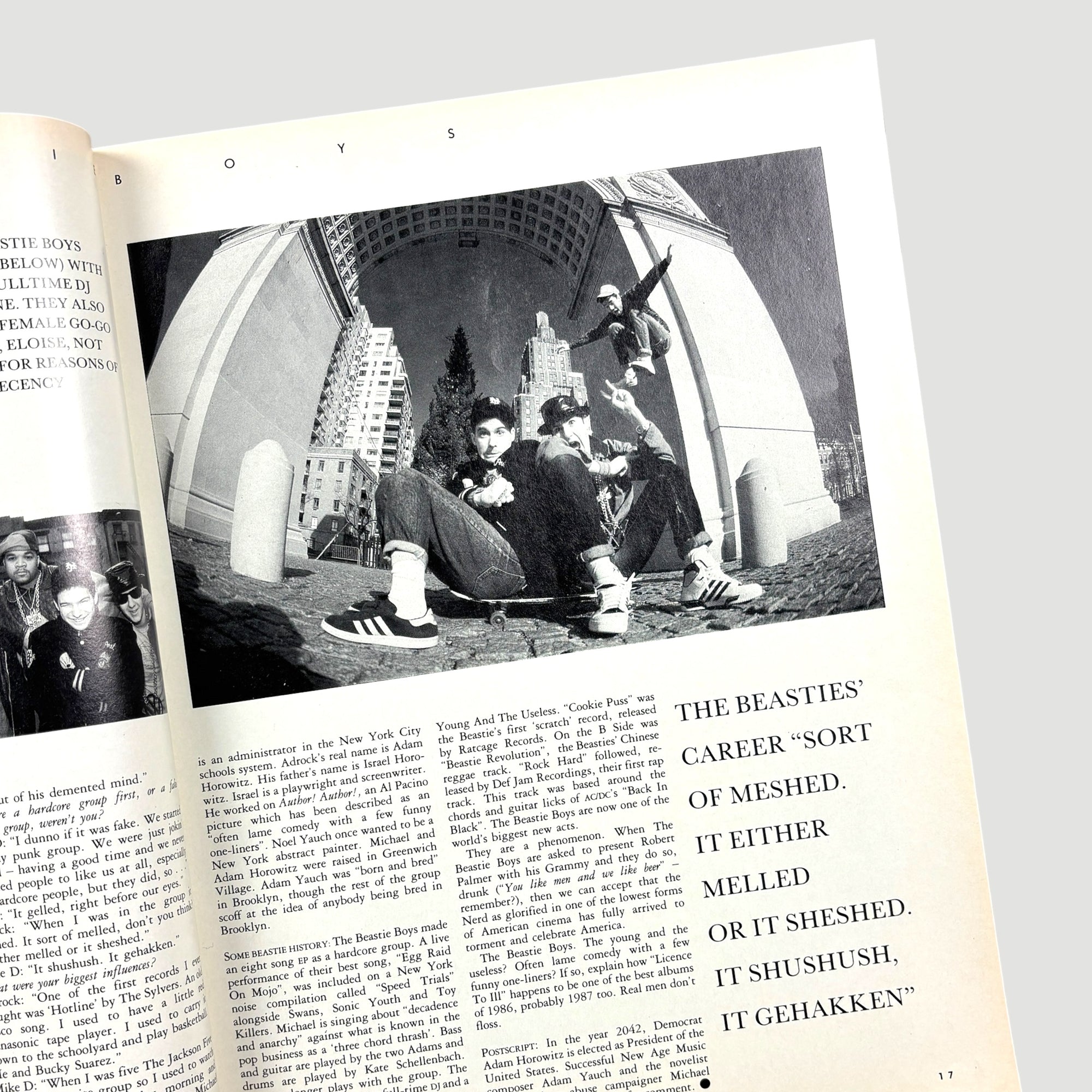 1987 The Face Beastie Boys Cover Issue