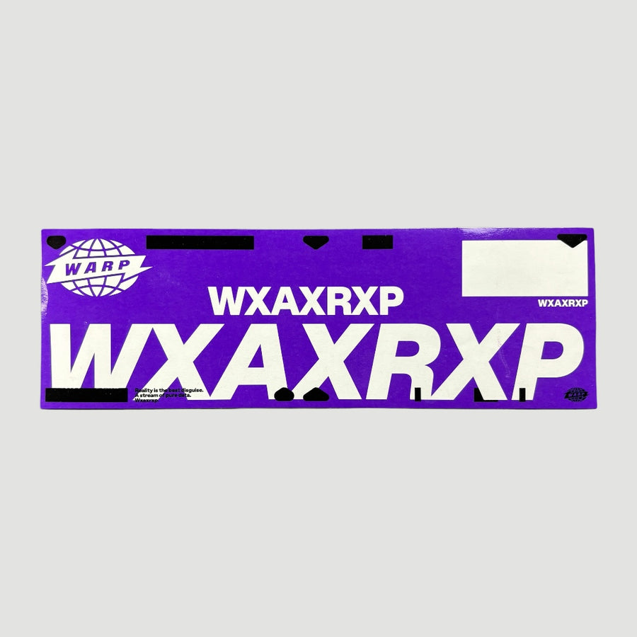 2019 Warp Records 30 Years of Warp Sticker