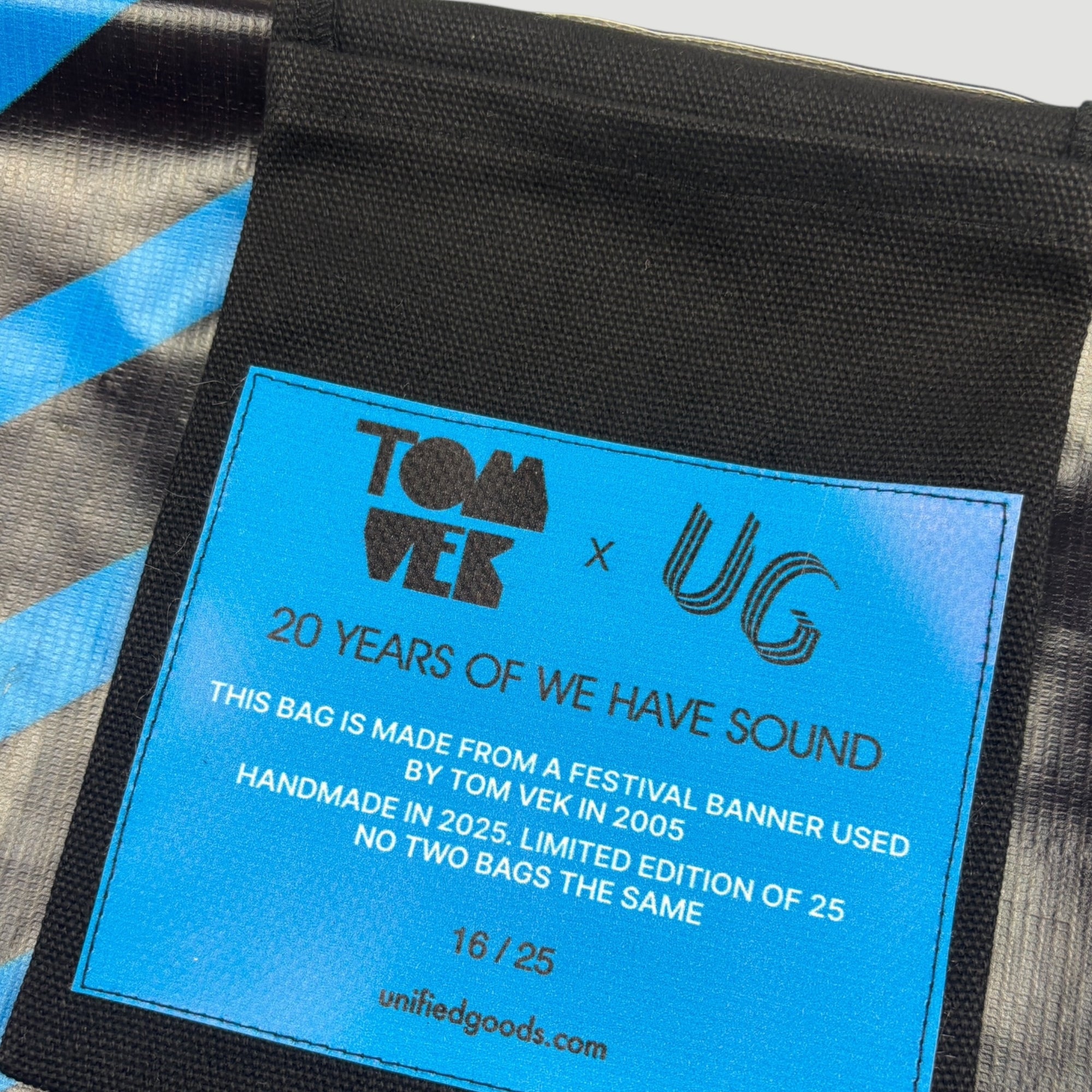Tom Vek x UG Banner Messenger Bag (No.16/25)