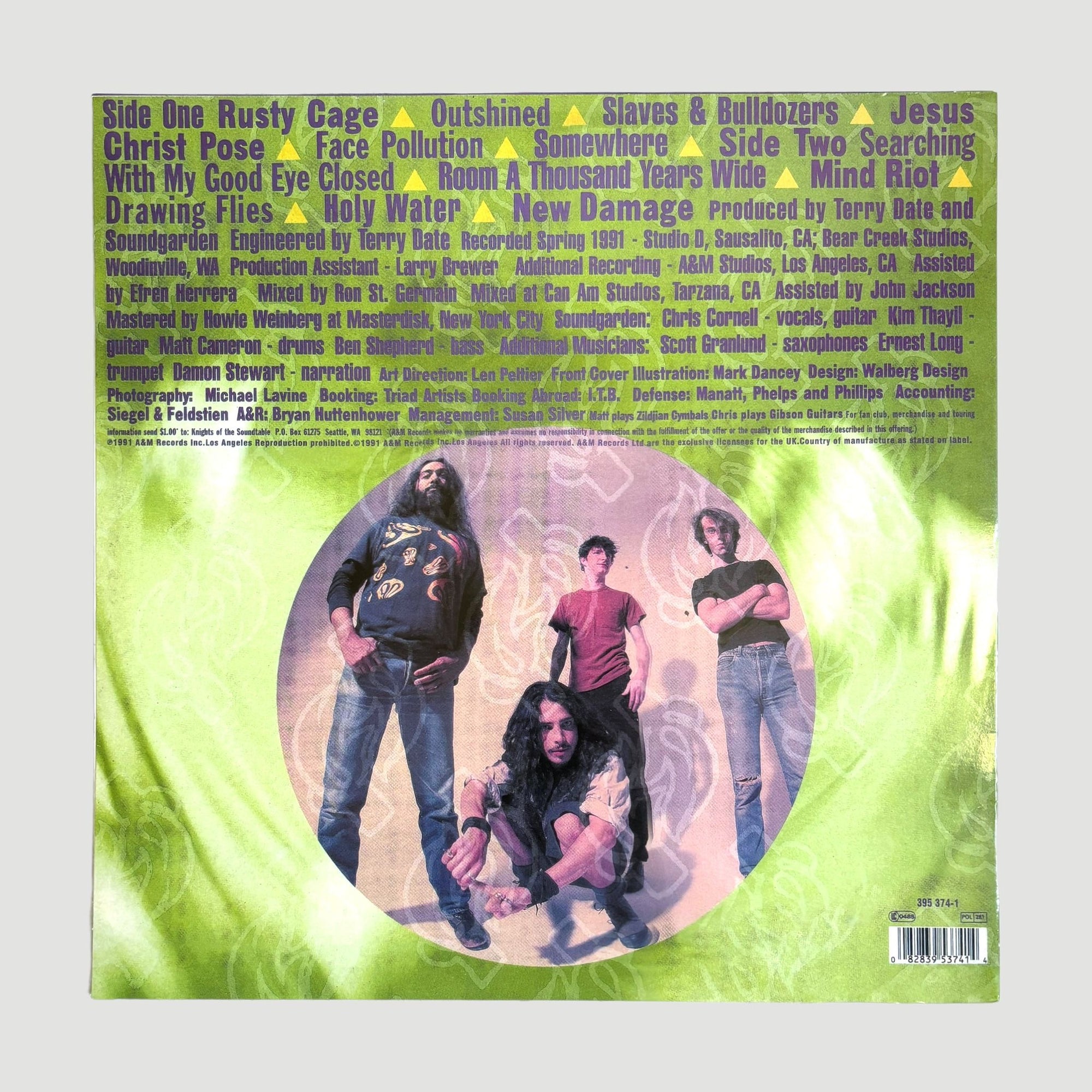 2017 Soundgarden Badmotorfinger Vinyl Album (Alt. Cover)