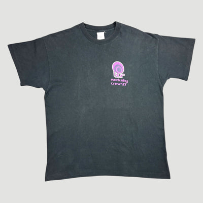 1997 Blur Workshy Crew '97 Tour Crew T-Shirt