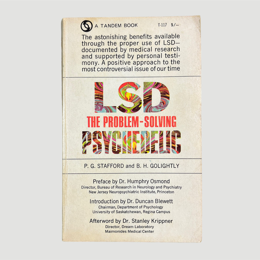 1967 LSD: The Problem Solving Psychedelic 1st Edition