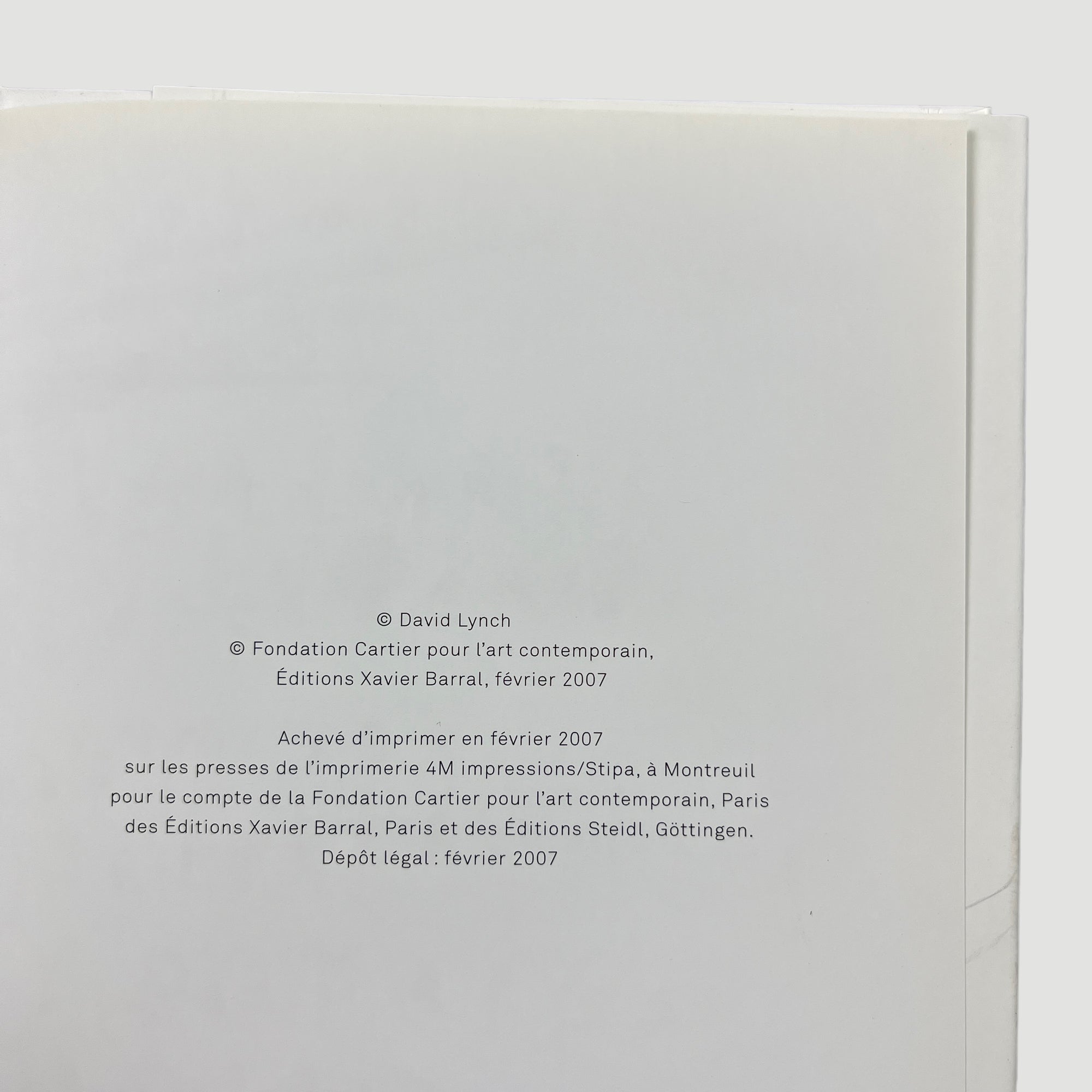 2007 David Lynch Snowmen HB 1st Ed.