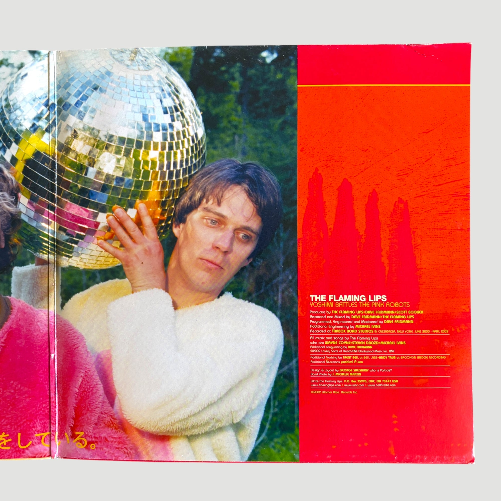 2002 Flaming Lips Yoshmi UK 1st Press Red Vinyl