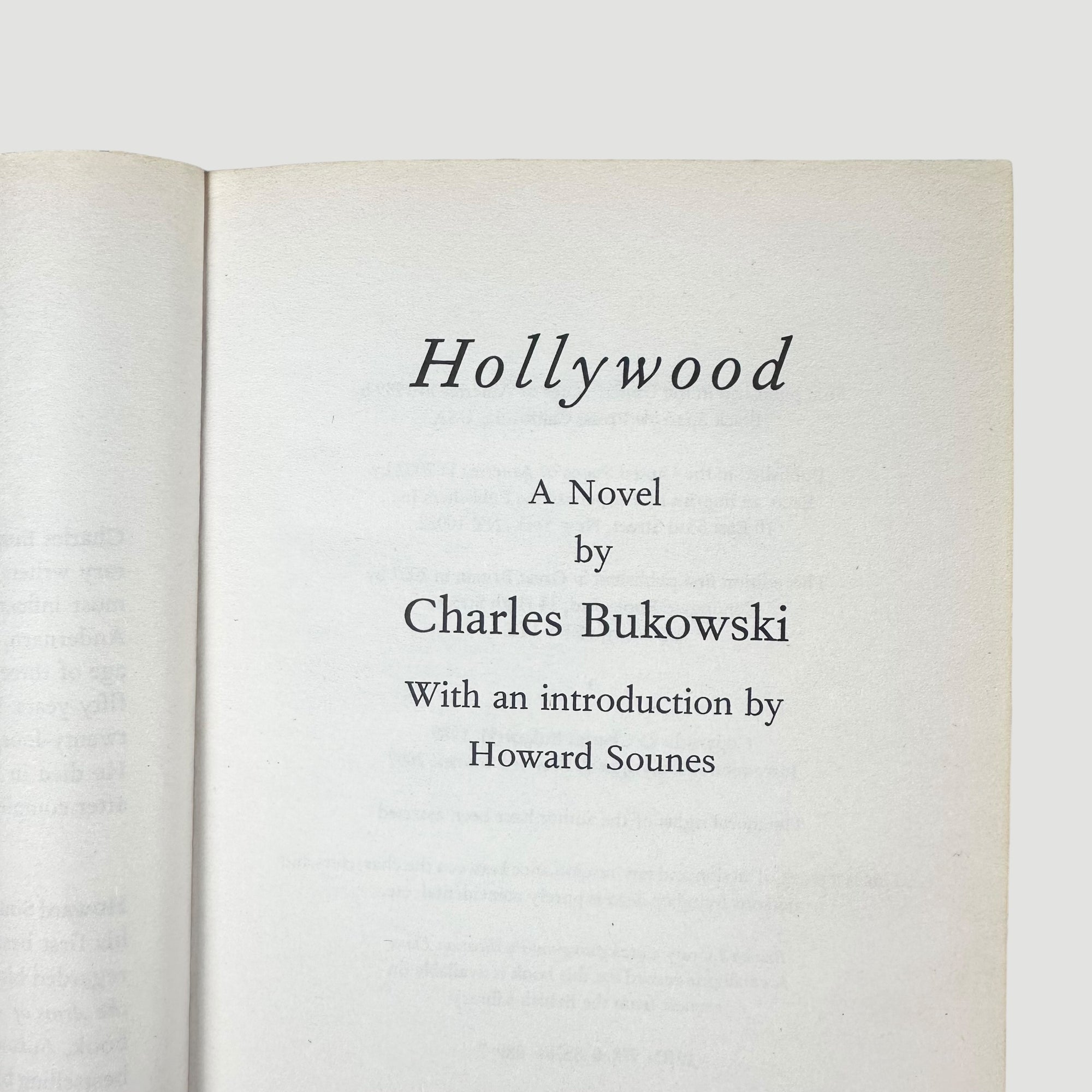 2007 Charles Bukowski Hollywood