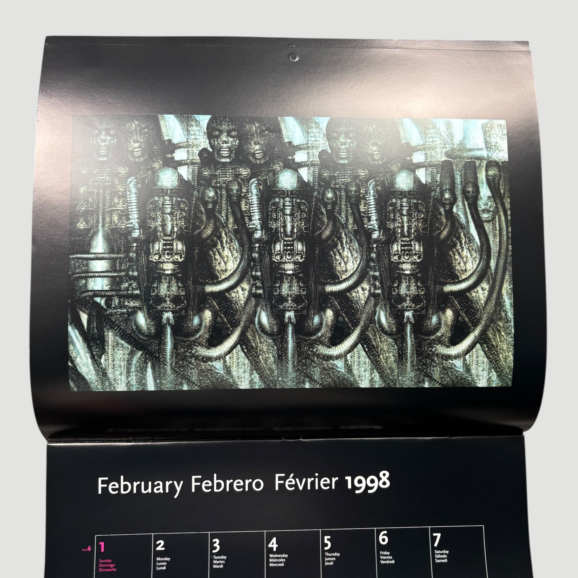 1998 HR Giger ARh+ 3D Calendar