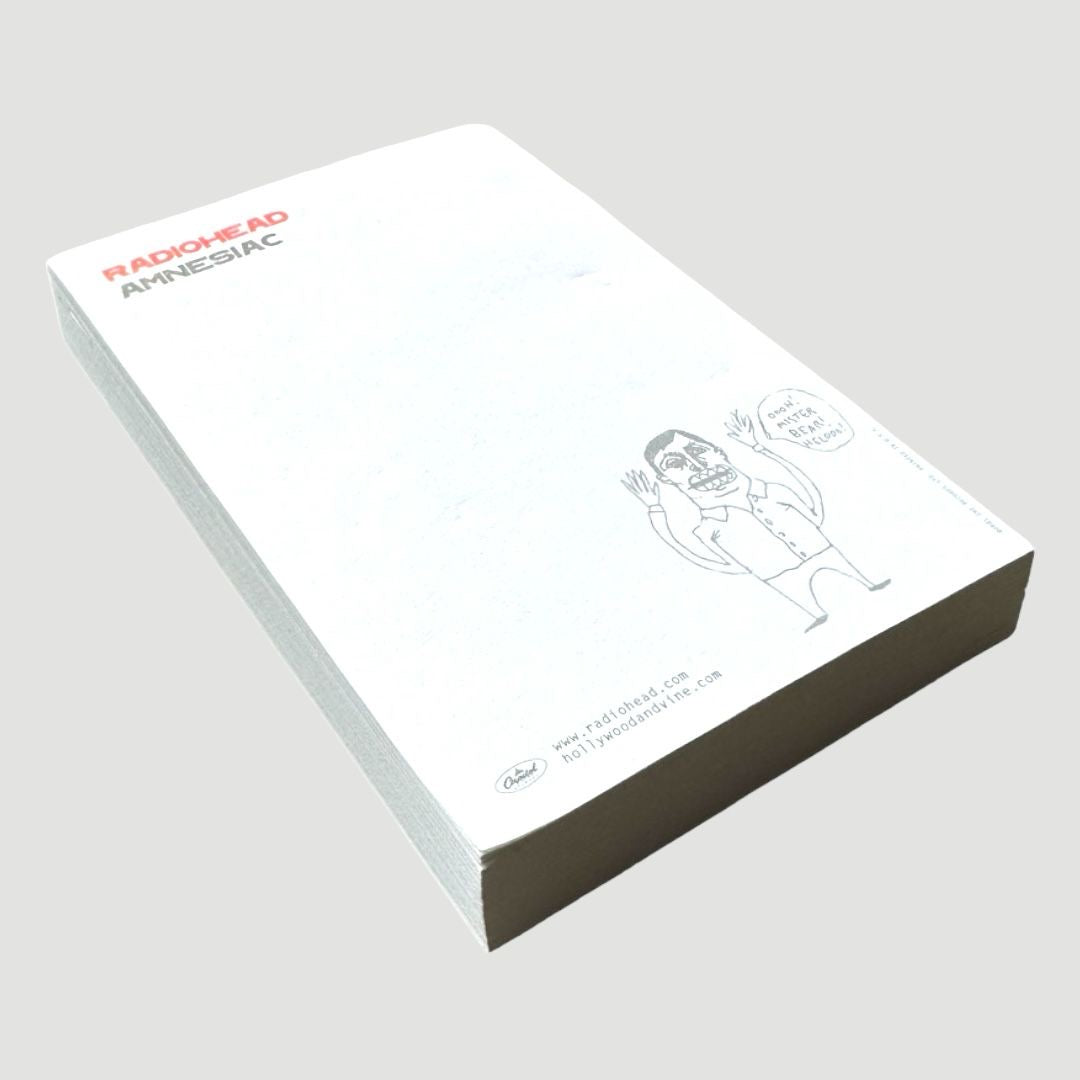 2001 Radiohead Amnesiac Notepad