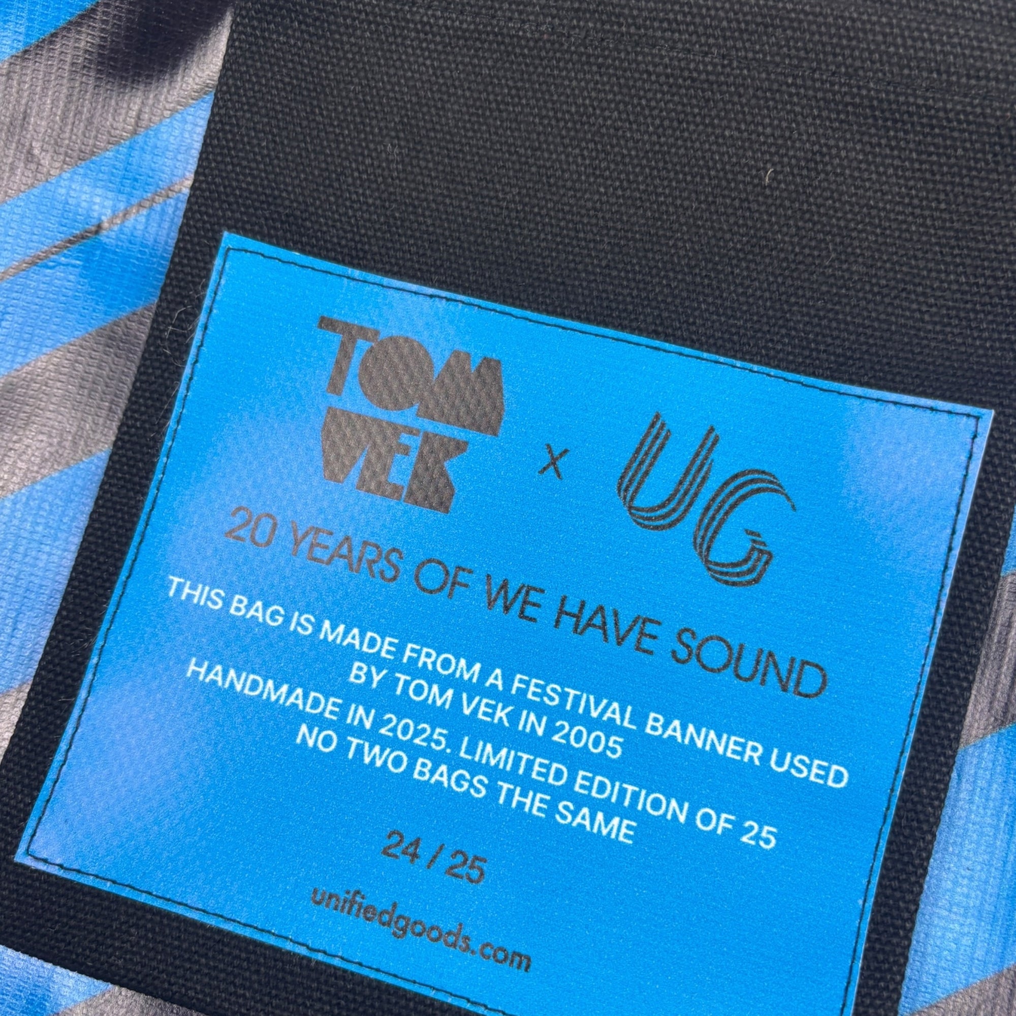 Tom Vek x UG Banner Messenger Bag  (No.24/25)