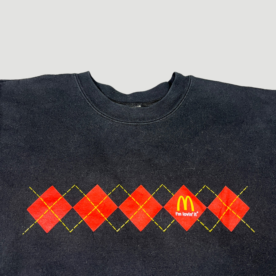Late 90's McDonald’s Argyle Sweat