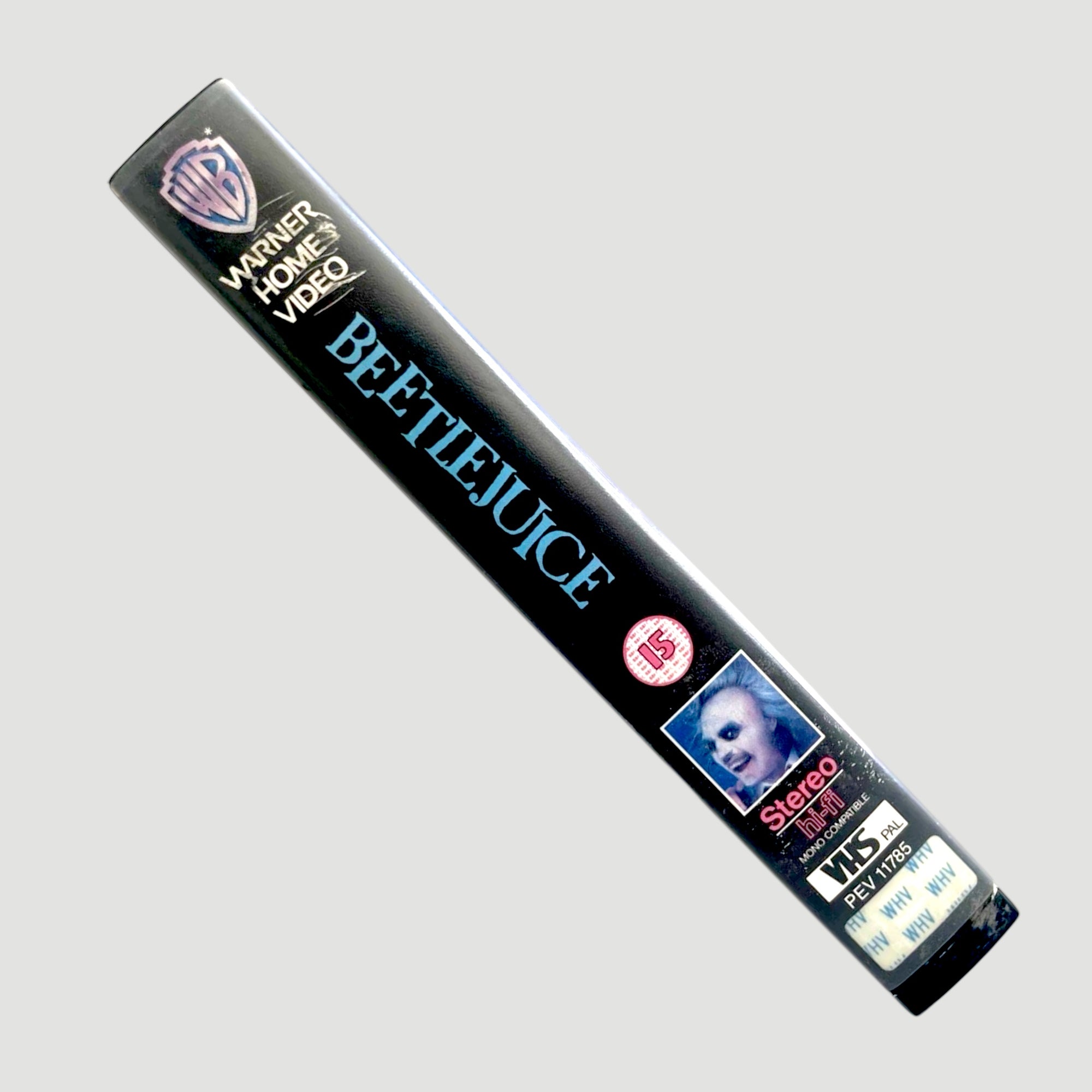 1990 Beetlejuice UK Ex-Rental Big Box VHS
