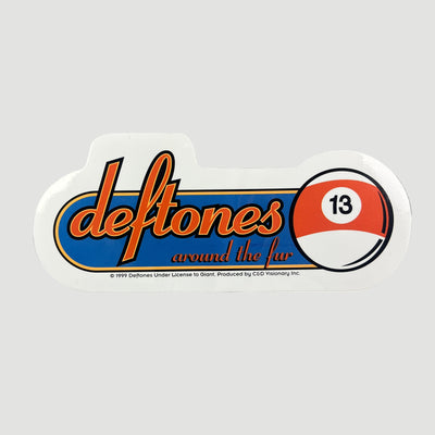 1999 Deftones Around the Fur Promo Sticker