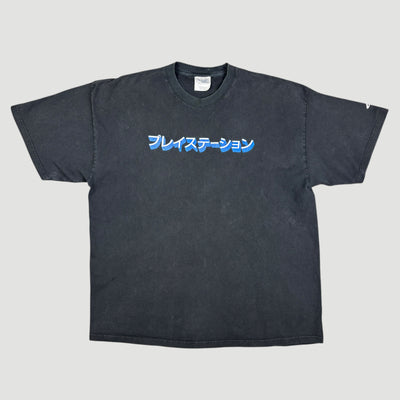 1999 PlayStation Japanese Spell Out T-Shirt