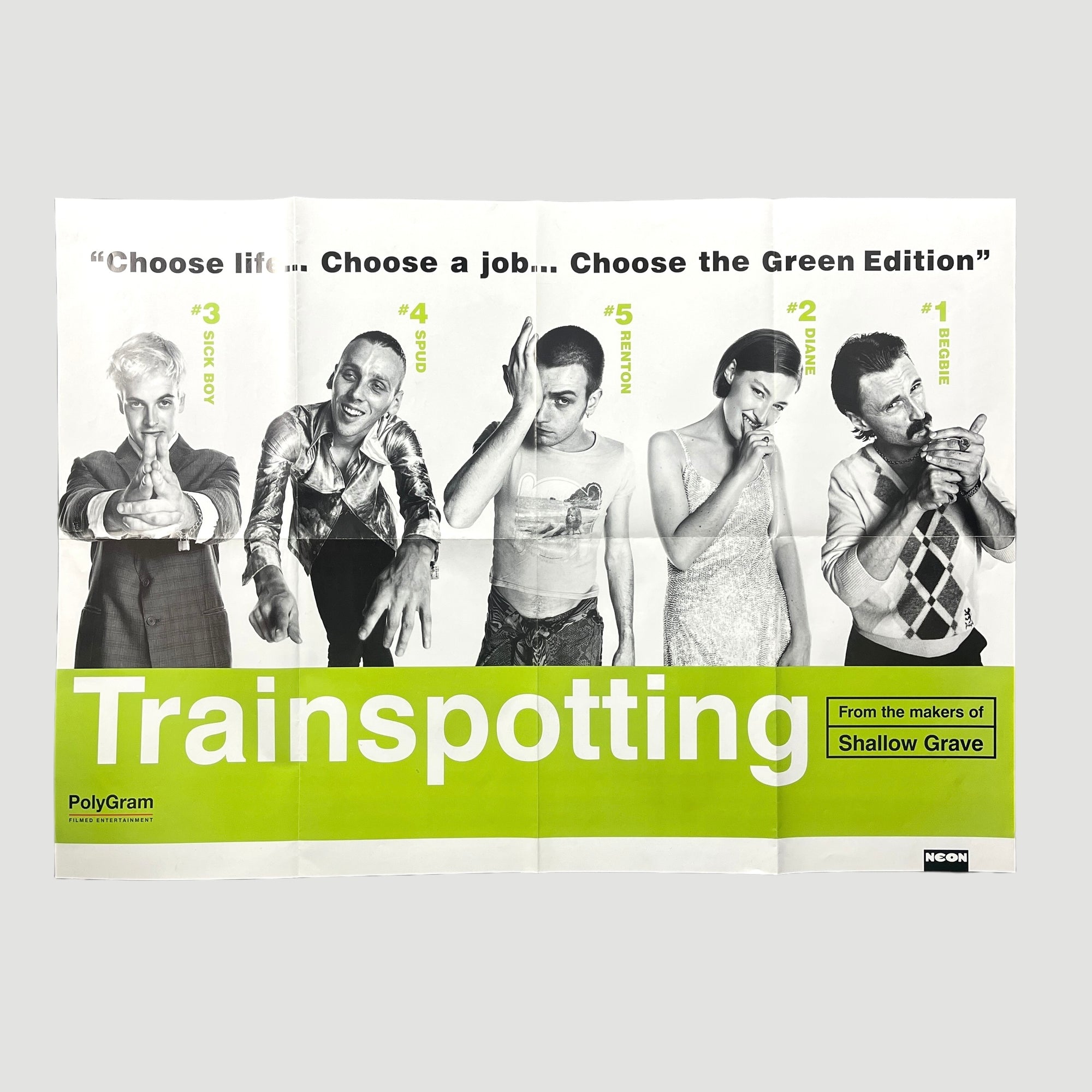 1996 Trainspotting #2 Poster (Neon Magazine)