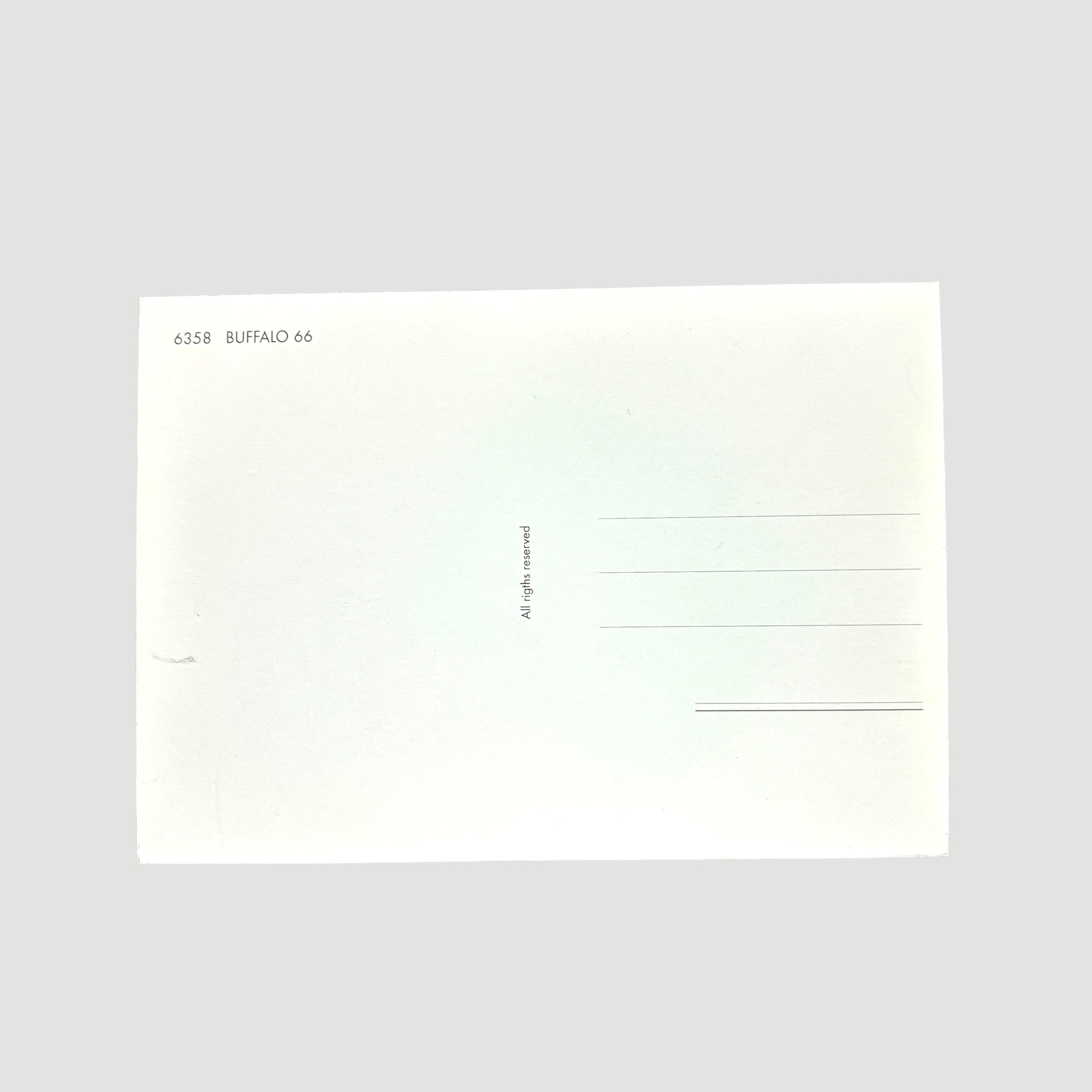 1998 Buffalo 66 3 x Postcard Set