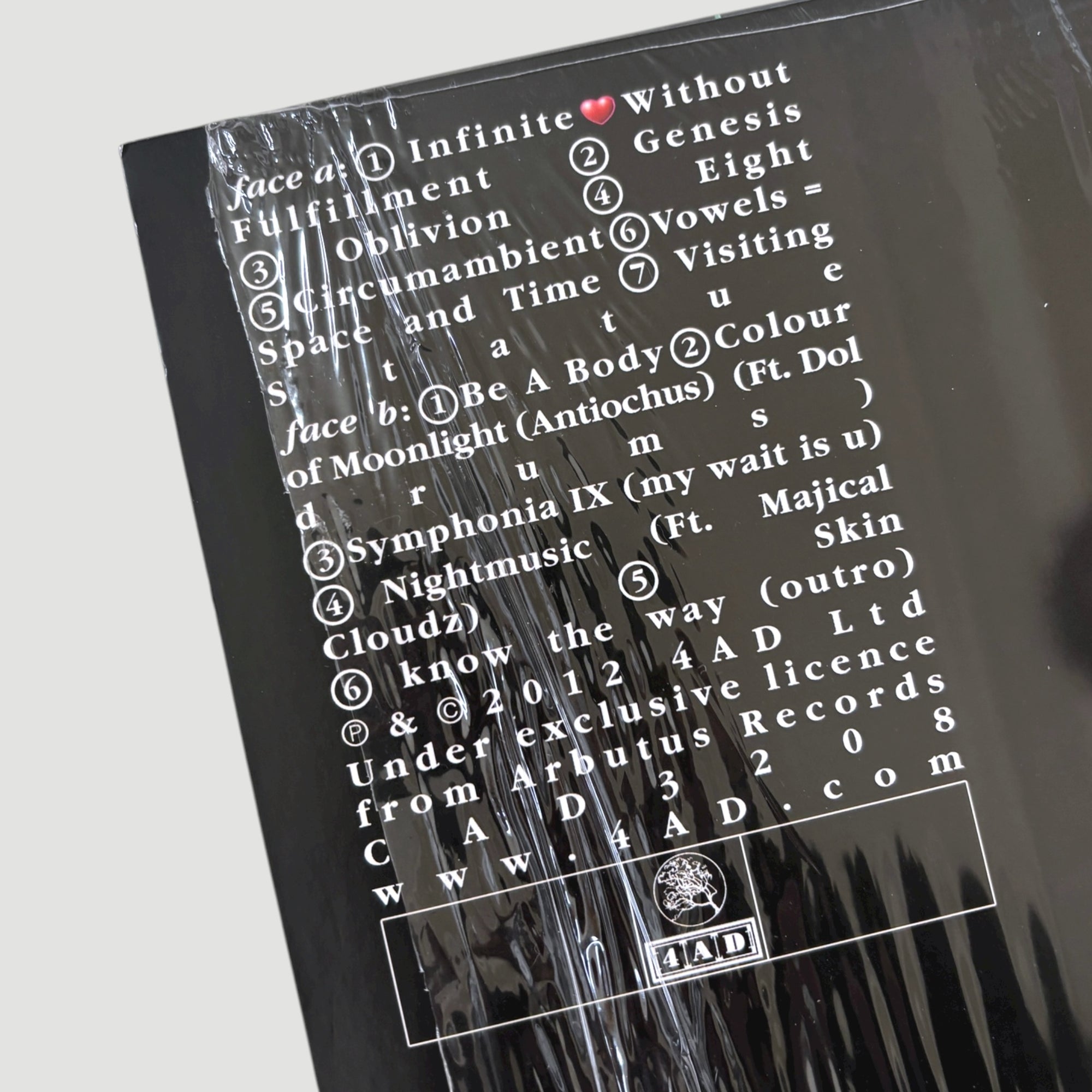 2012 Grimes Visions UK 1st Press LP