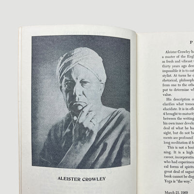 1972 Aleister Crowley 'Eight Lectures on Yoga' Equinox Vol.3 No.4