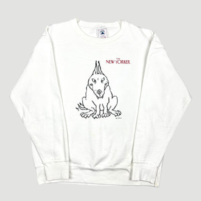 90's The New Yorker Dog Sweatshirt