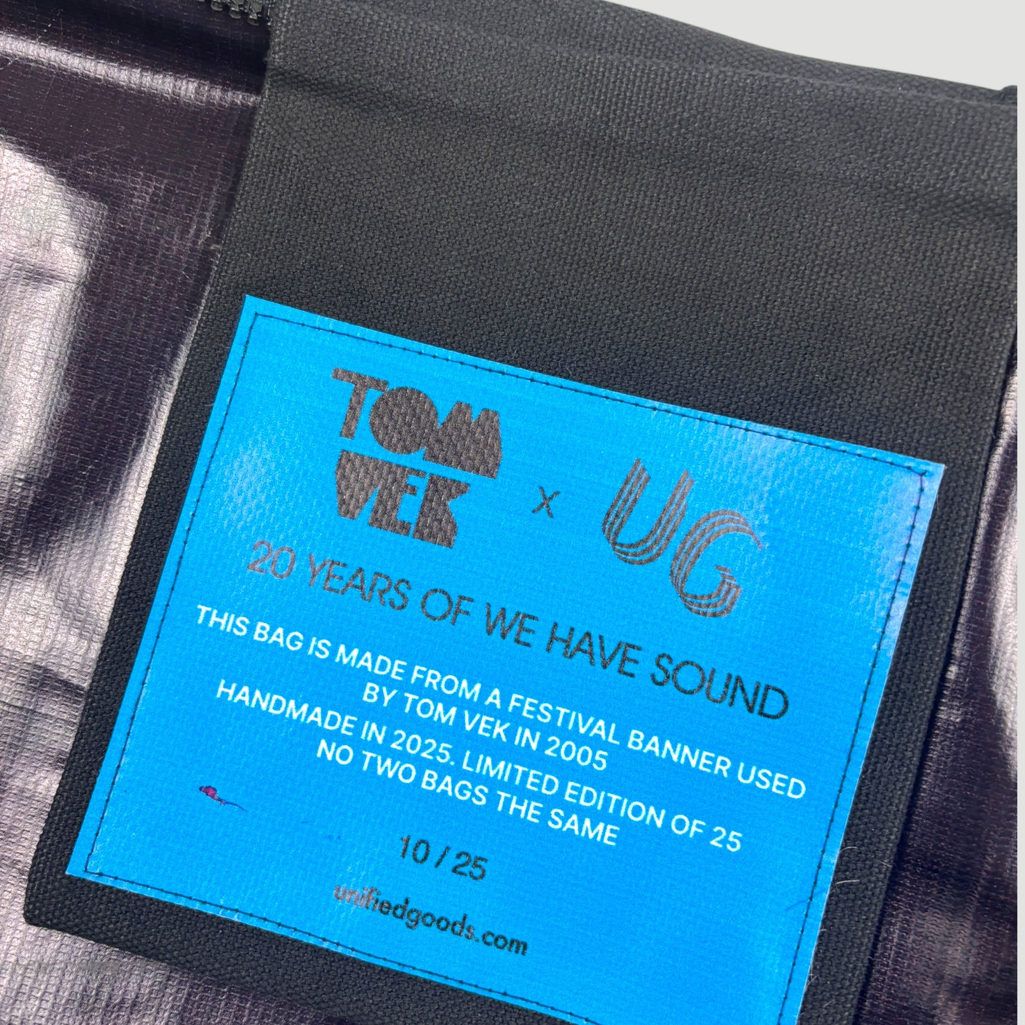 Tom Vek x UG Banner Messenger Bag  (No.10/25)