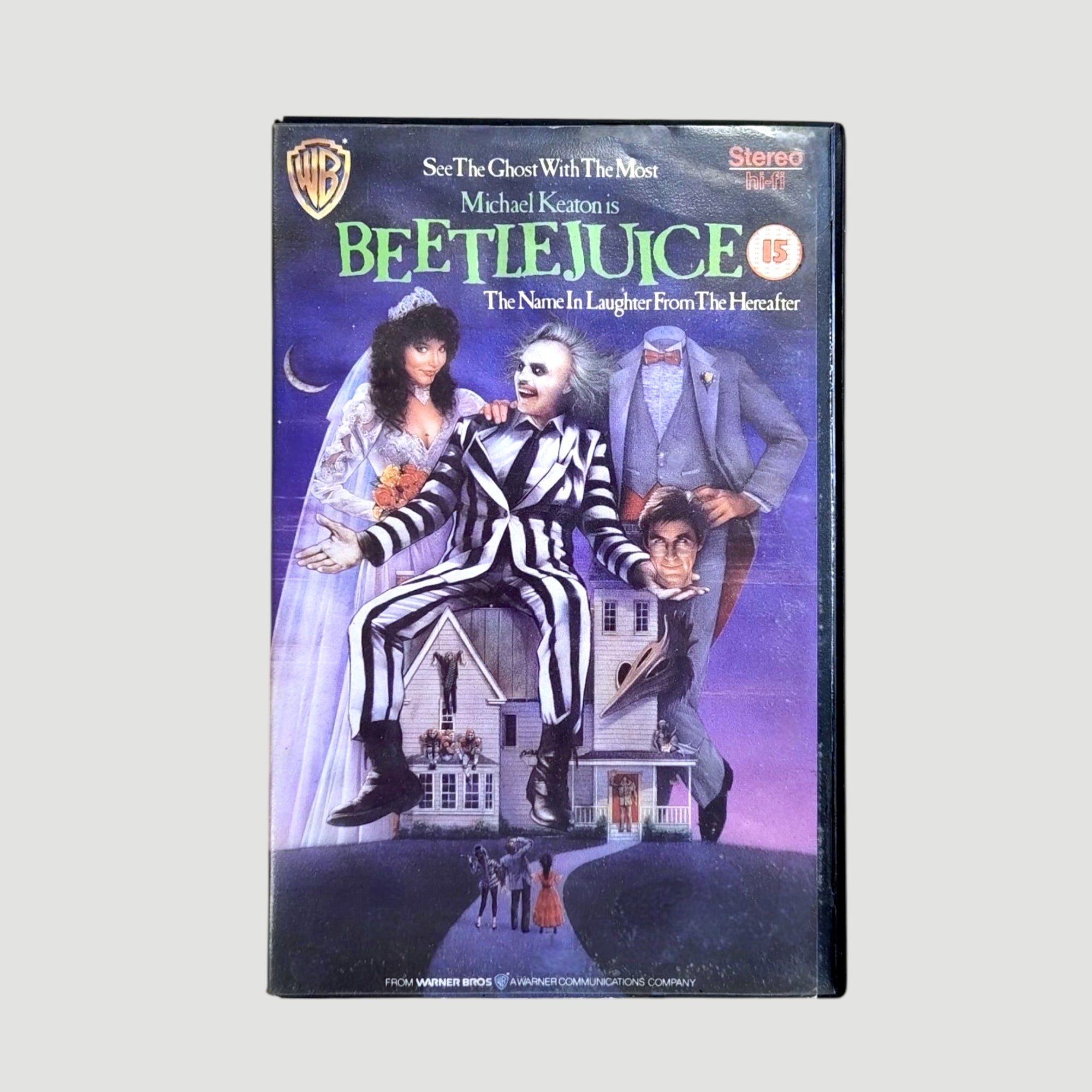 1990 Beetlejuice UK Ex-Rental Big Box VHS