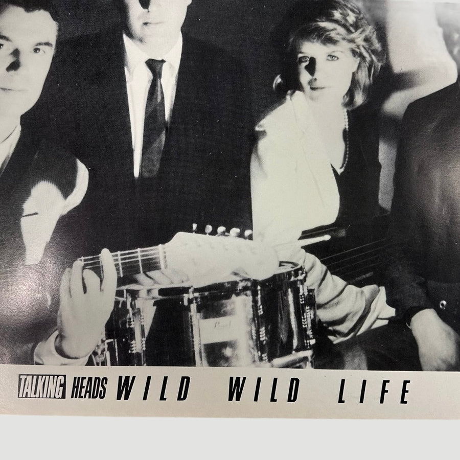 1986 Talking Heads Wild Wild Life Poster