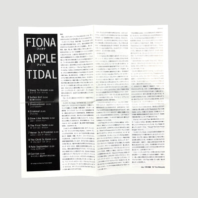 1996 Fiona Apple Tidal Japanese CD