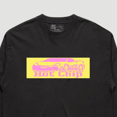 Hot Chip x UG You Ride, We Ride Black LS T-Shirt