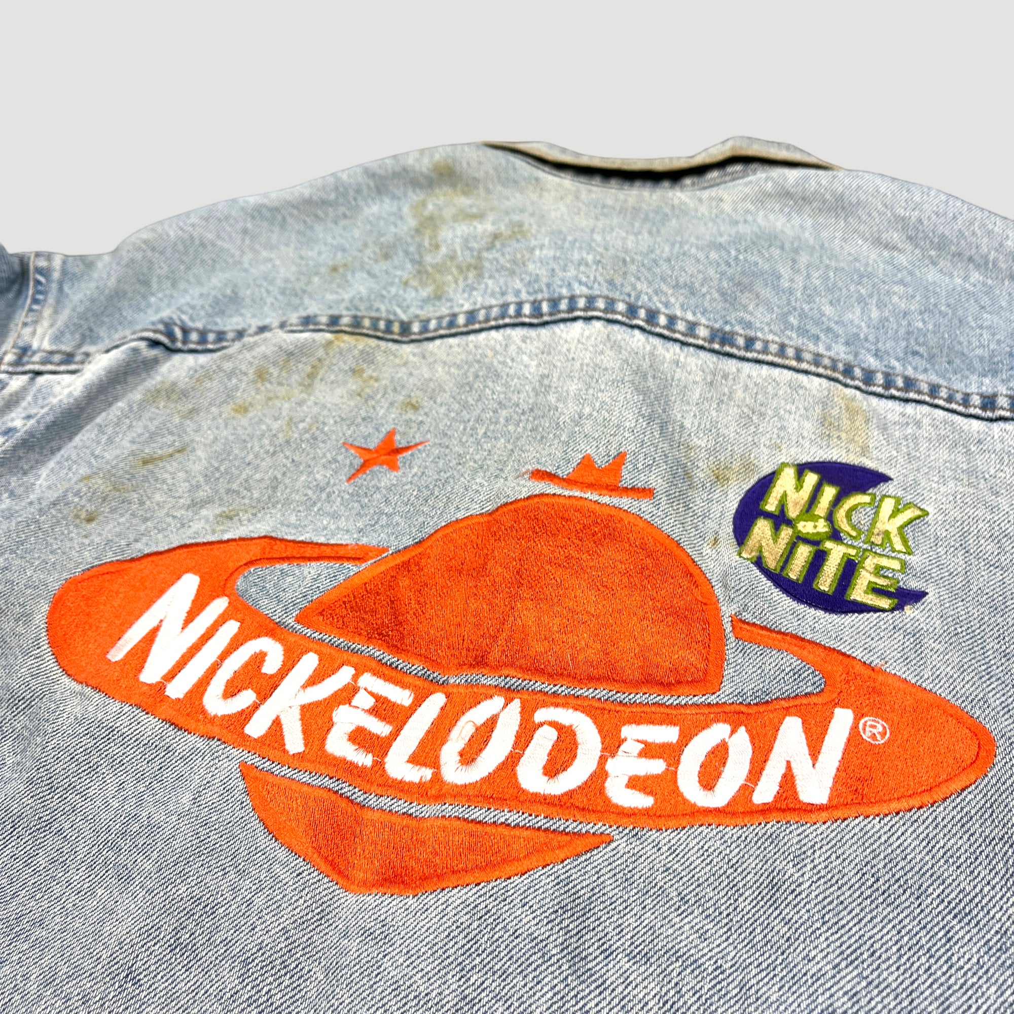 90's Nickolodeon Denim Staff Jacket