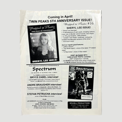 1991 Twin Peaks: Wrapped in Plastic Issue #15
