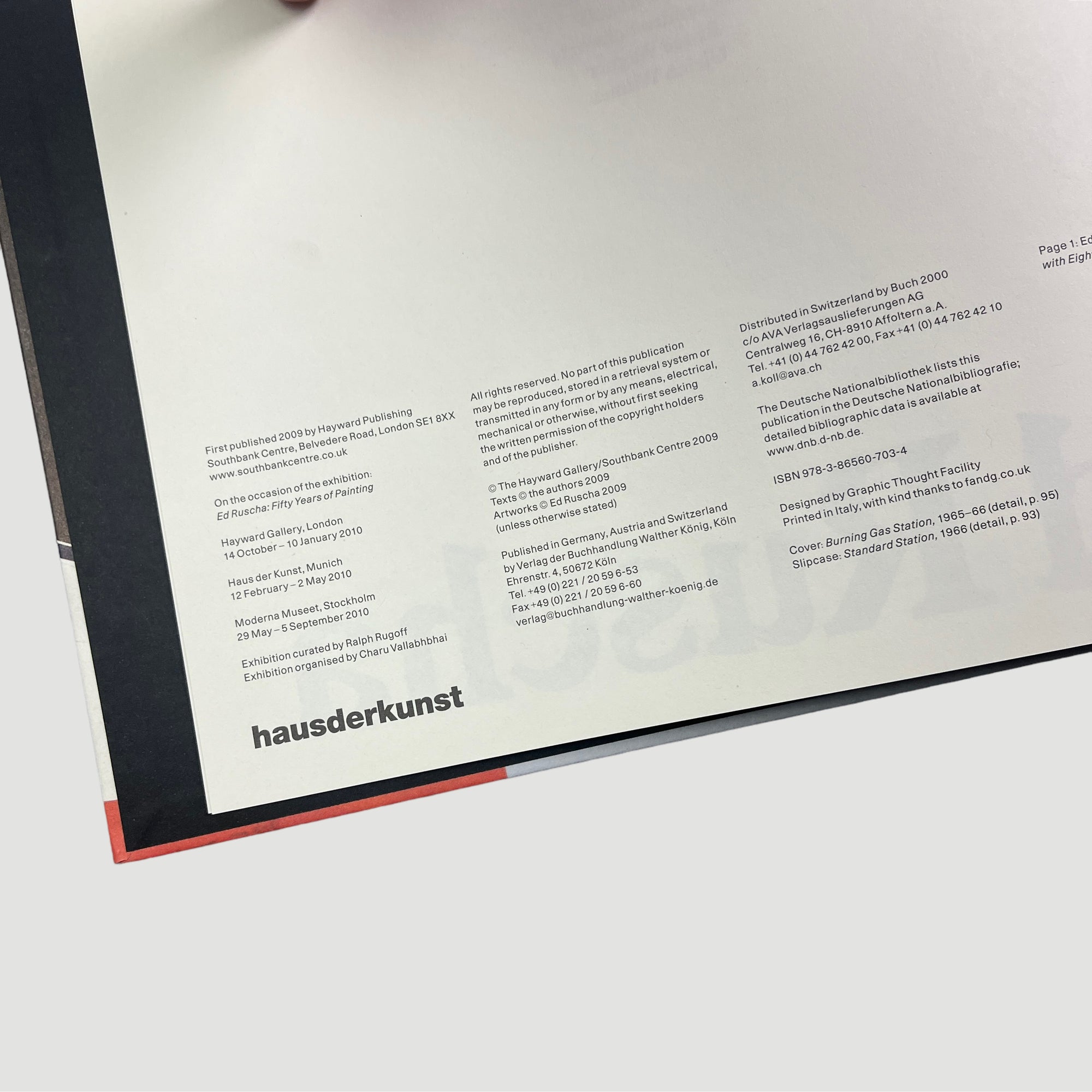 2009 Ed Ruscha Fifty Years of Painting