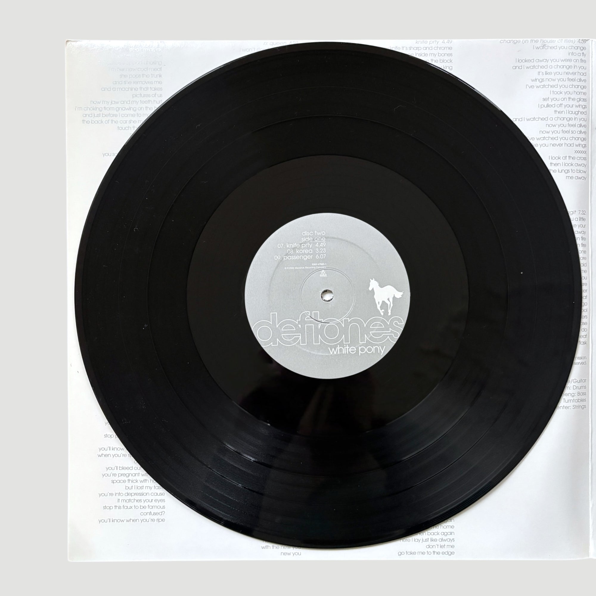 2000 Deftones White Pony 1st Press 2LP