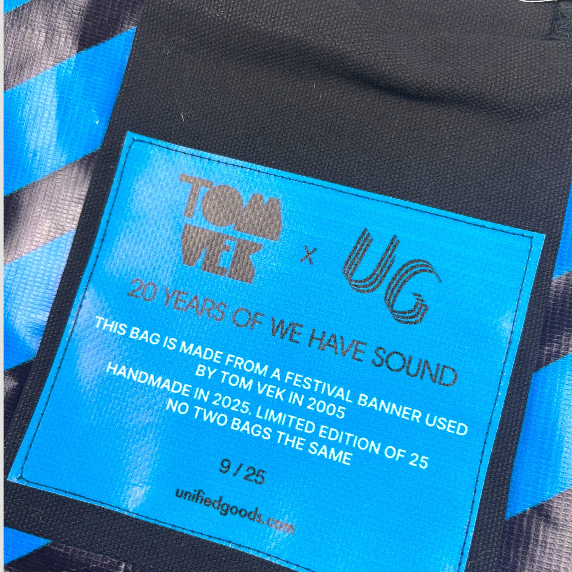Tom Vek x UG Banner Messenger Bag  (No.9/25)