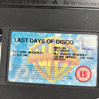 1998 Last Days of Disco Ex-Rental VHS