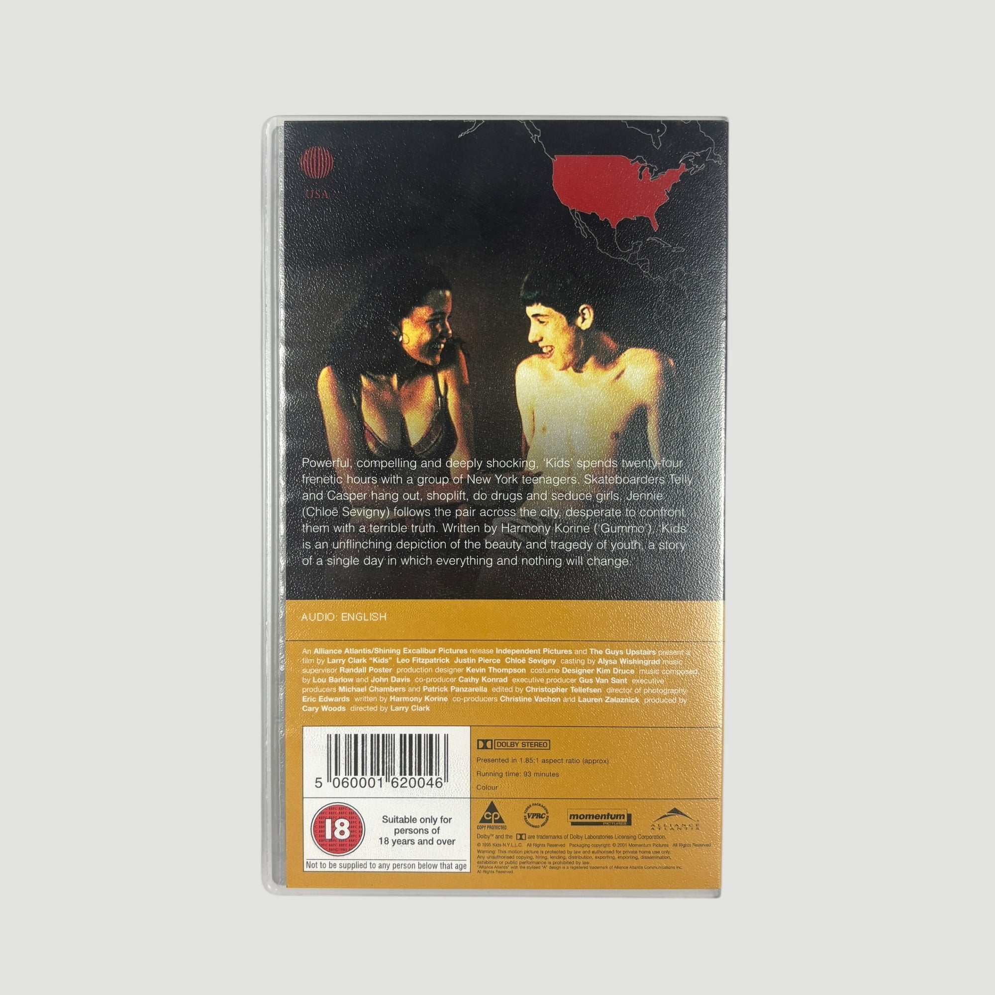 1996 Larry Clark KIDS UK VHS