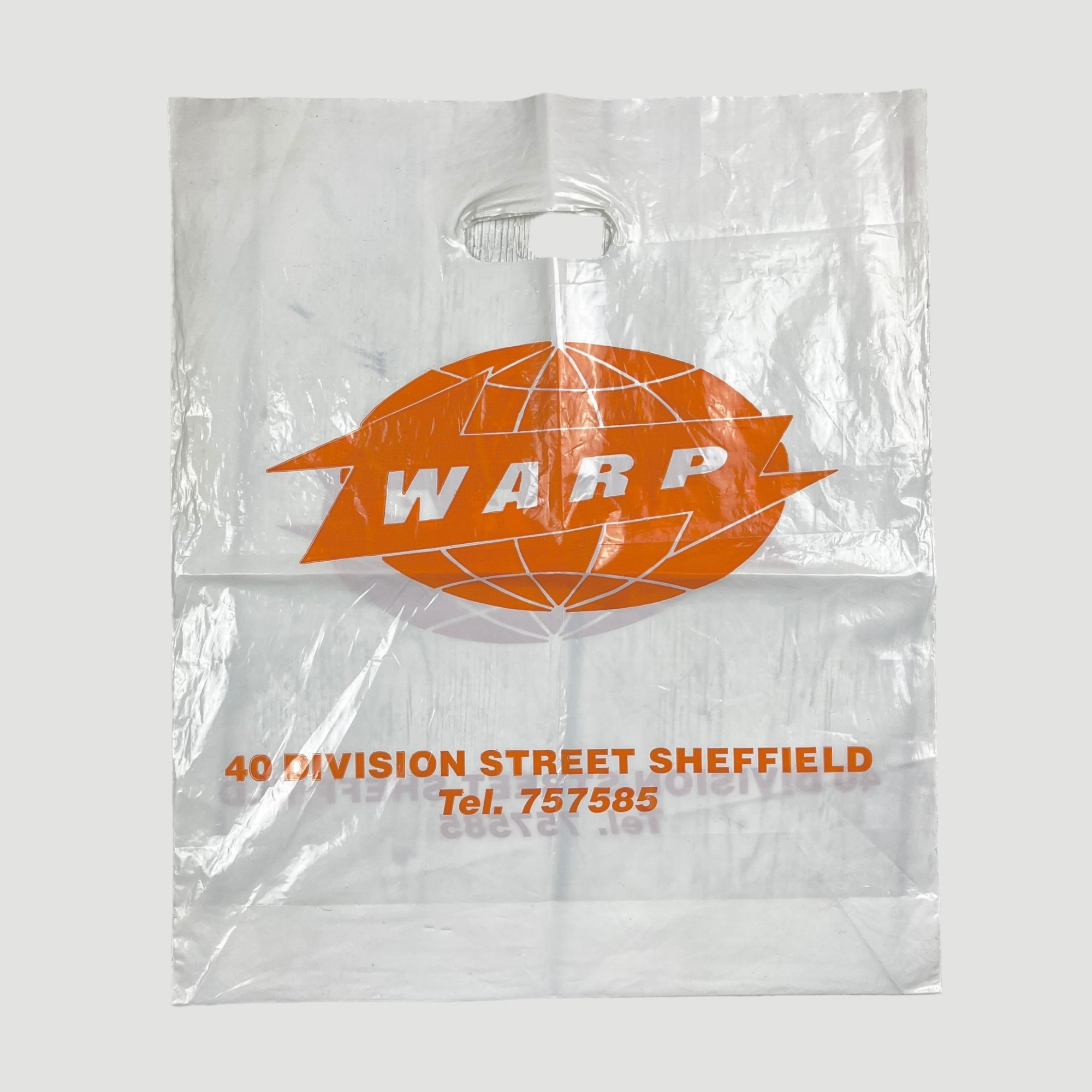 Mid 90's Warp Records Original Store Carrier Bag