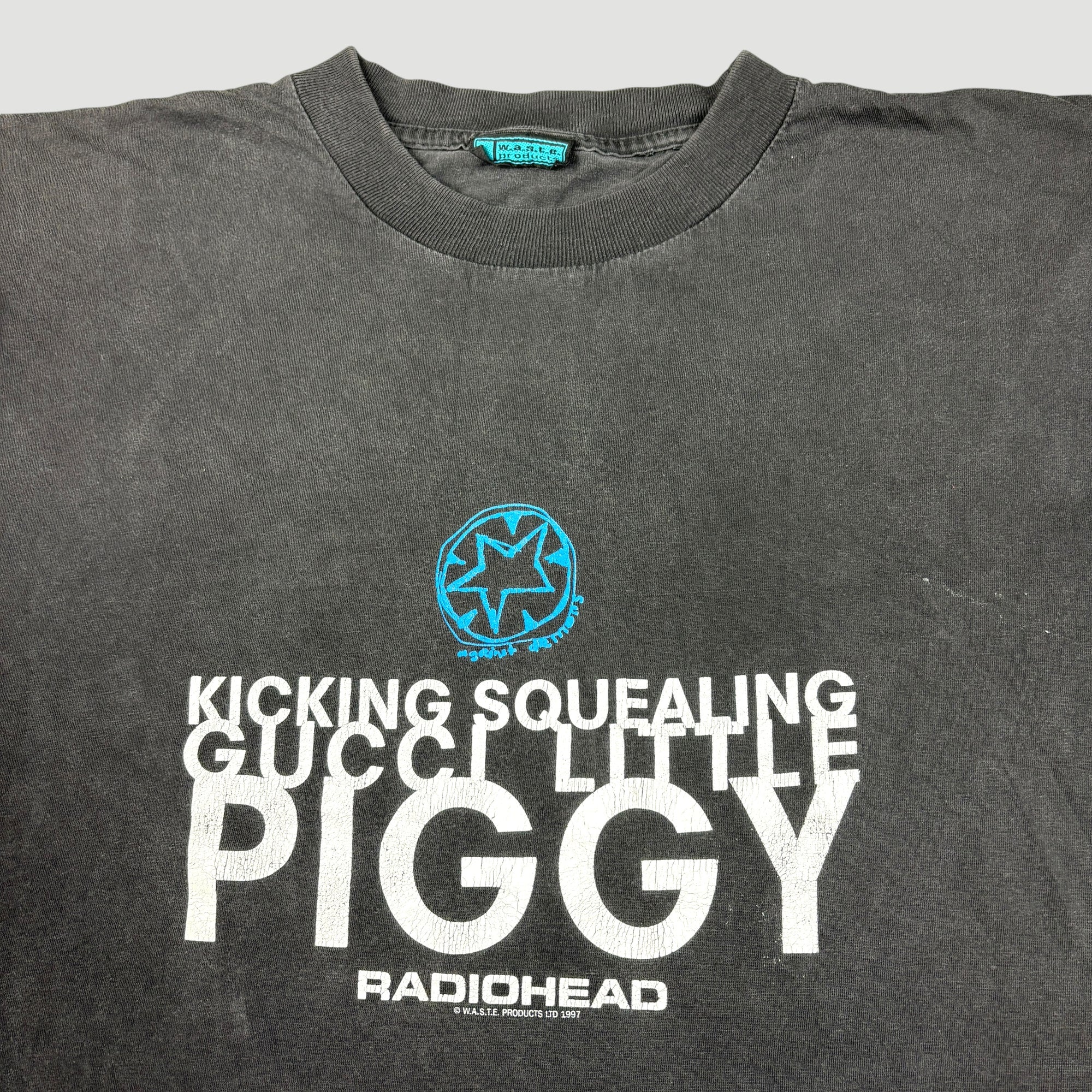 1997 Radiohead Paranoid Android Little Piggy T Shirt