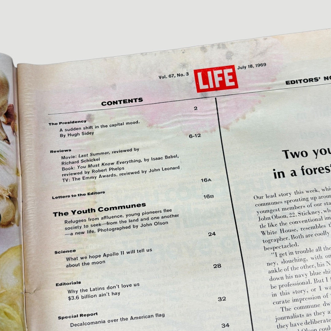 1969 LIFE Magazine 'The Youth Communes' Issue