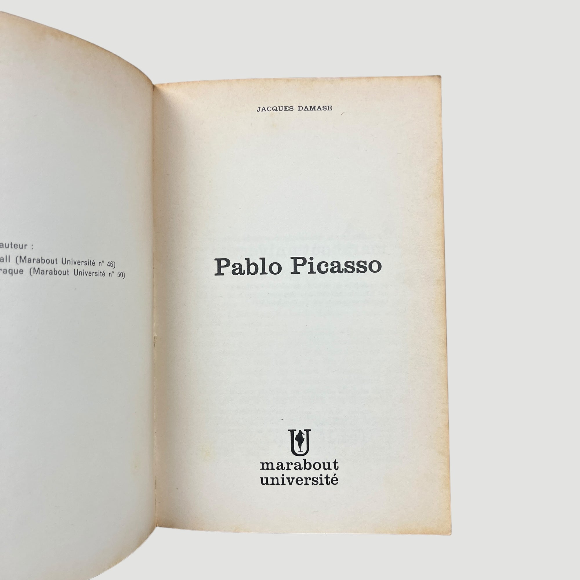 1965 Pablo Picasso Lithograph Print Book