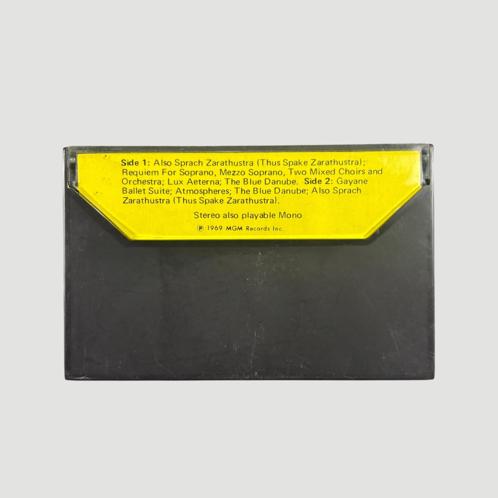 80's 2001: A Space Odyssey Music from the Motion Picture Cassette