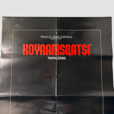 1982 Koyaanisqatsi German Release Poster